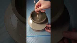 How to make clay bowl  Come realizzare ciotola in argilla ceramic claybowl handmadeceramics [upl. by Sayres682]