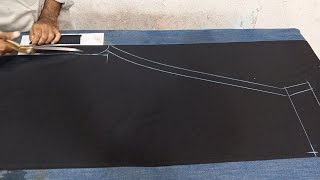 Easy tips to cutting a pant trouser trouser cutting and stitching [upl. by Llenral]