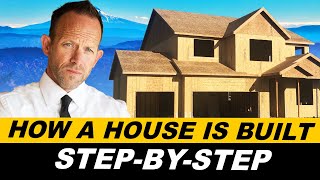 ALL 50 STEPS How to Build a House from Start to Finish [upl. by Euqinue577]