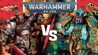 NEW Boarding Actions Black Templars vs Thousand Sons  Warhammer 40k Battle Report [upl. by Ezeerb366]