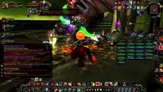 World of Warcraft  Black Temple  Illidan Legendary MainHand Warglaive of Azzinoth drops [upl. by Yderf]