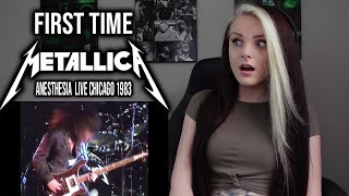 FIRST TIME listening to METALLICA  quotAnesthesiaquot Live Chicago 1983 REACTION [upl. by Rhiamon]