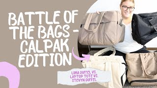 Calpak Battle of the Bags  Luka Duffel vs Large Duffel vs Laptop Tote vs Stevyn  Packing Test [upl. by Alle]