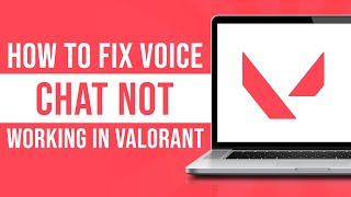 How To Fix Voice Chat Not Working In Valorant [upl. by Lankton273]