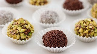 Brigadeiro Recipe  Brazilian Chocolate Truffles [upl. by Ralston]