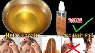 100 Hair Growth No hair fall  Hair Care Remedy  Rosemary water for hair growth  rosemary water [upl. by Naliorf582]