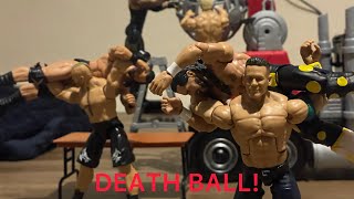 Cena vs Rollins vs lesnar vs McIntyre vs taker vs Rhodes Death ball match [upl. by Kizzee]