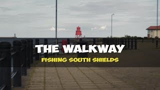 Fishing the walkway on the river tyne [upl. by Eitsim]