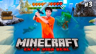 Sobreviví 7 días en Minecraft de la Vida Real  Día 3 [upl. by Lian288]