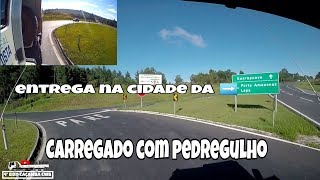 ENTREGA DE PEDREGULHO NA CIDADE DA LAPA [upl. by Manbahs]