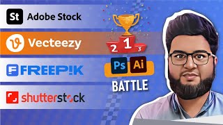 Shutterstock vs Adobe Stock vs Freepik vs Vecteezy  Best Stock Image Platform in 2024 [upl. by Astera]