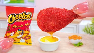 Best Of Food Recipe 🤗 How To Make Delicious Miniature Cheetos Fried Chicken  By Tina Mini Cooking [upl. by Aissert]