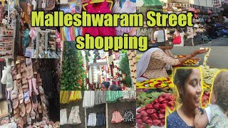 Malleshwaram street Shopping🛍️ vlog  kskiladis  KS Kiladis 💕 [upl. by Intosh]