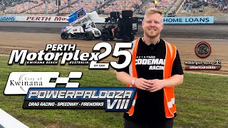 POWERPALOOZA VIII  Perth Motorplex Maddington Toyota Sprintcar Series [upl. by Acinoed936]