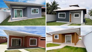 CONFIRA 33 IDEIAS DE CORES PARA FACHADAS DE CASAS – Projetos e Decoração [upl. by Nerahs778]