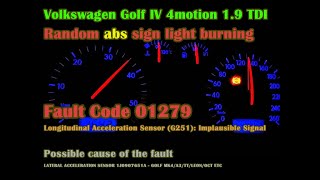 VW Fault code 01279 Repair sensor [upl. by Chatterjee]