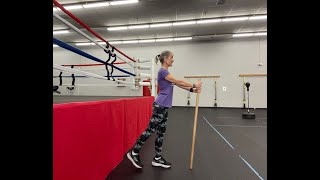 Do these Leg Swing Exercises to Combat Parkinsons Shuffling Gait [upl. by Ihel668]