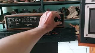 SONY TA 70 Amplifier featuring SANYO SX W011 speaker [upl. by Thetos]