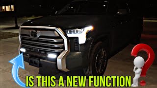 Night Review The 2023 Toyota Tundra Limited Has Insane Lighting And Now Has More Functions [upl. by Sherwood]