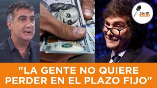 Laje bancó CON TODO a Milei quot¿Y que le decis a la gente ¿Que pierda plata en plazos fijosquot [upl. by Letney]