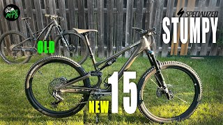 Old vs NEW Stumpjumper 15 GENIE TRAIL Bike from Specialized Stumpy 2025 [upl. by Inar]