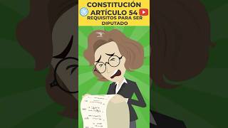 REQUISITOS PARA SER DIPUTADO shorts EstoEsLoQueSomos [upl. by Ainaznat]