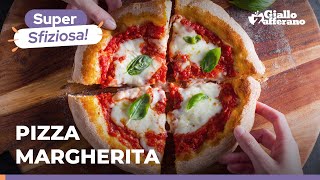 PIZZA MARGHERITA – la ricetta perfetta per prepararla a casa come in pizzeria 🍕💘😍 [upl. by Iderf]