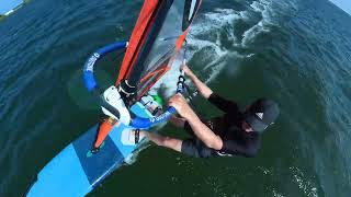 Adding foot pad ramps to custom windsurfing board [upl. by Finstad]