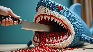 Best of Magnetic Balls Food Compilation  Hunting Shark  Stop Motion Cooking [upl. by Enortna830]