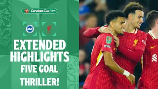 HOLDERS SURVIVE  Brighton v Liverpool extended highlights [upl. by Notnerb]