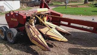 White 4 175 Working on Corn Head Fall 2024 Part 3 [upl. by Wolfort676]