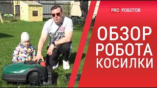 Обзор робота газонокосилки Robomow RK1000  Как работает робокосилка [upl. by Shandie]