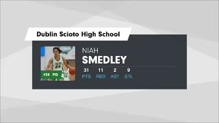 Niah Smedley Basketball Highlights vs Olentangy Berlin 31 pts 11 rebs 9 stls [upl. by Vilhelmina723]