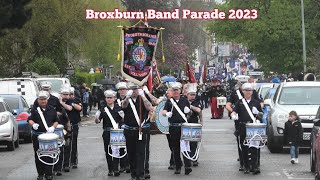 Broxburn Band Parade 2023 [upl. by Leahkim13]