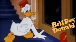 Bellboy Donald 1942 Disney Donald Duck Cartoon Short Film  Review [upl. by Acirtal303]