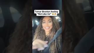 Tamar Braxton Bumping to “Not Like Us” shortvideo tamarbraxton kendrick kendricklamartypebeats [upl. by Aliel595]