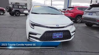 2023 Toyota Corolla Hybrid SE Harvard Woodstock Belvedere Beloit Rockford [upl. by Balch]