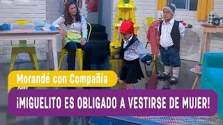 ¡Miguelito es obligado a vestirse de mujer  Morandé con Compañía 2017 [upl. by Aicekal]