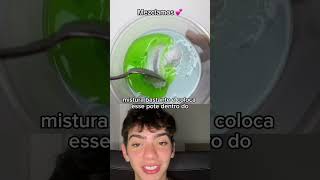 Como fazer Slime caseiro shampoo detergente sal e freezer 👏 [upl. by Copeland155]