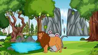 An Injured Lion in a Jungle Moral Story Cartoons Bacha Party Cartoons [upl. by Mannuela]