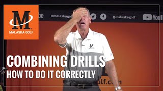 Malaska Golf  How To Combine Golf Drills Correctly  Most Important Swing Lesson [upl. by Tuck]