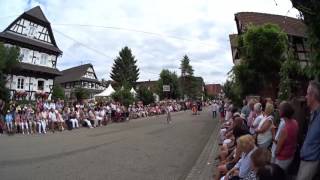 Streisselhochzeit Seebach Nordelsass Frankreich 1872016 Actioncam T8 [upl. by Eteragram]