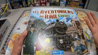 Les Aventuriers du Rail EUROPE Comment jouer une partie avec règle du jeu en vidéo Days of Wonders [upl. by Vanthe]