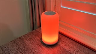 ROOTRO Multi Color Touch Bedside Table Lamp with 3 Settings [upl. by Nonohcle]