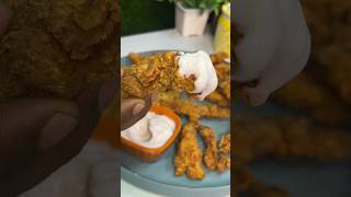 Crispy finger strips food recipe chef chicken shorts subscribe [upl. by Sosthenna]