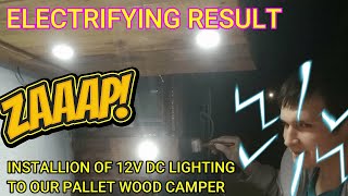 12v DC Lights In Camper Wiring And Installation camper camping diy woodworking how howto [upl. by Alleuqahs]