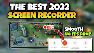 BEST SCREEN RECORDER 2022  Record Any Mobile Games in High Quality Resolution With No FPS Drop [upl. by Brien295]