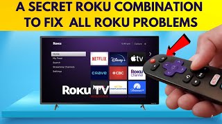 A Roku Secret Command That Will Fix Any Roku Streaming Issues Roku Remote Secret Code [upl. by Alic20]