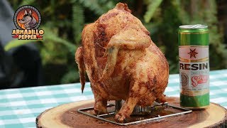 Beer Can Chicken in the Big Easy Oil Less Fryer  How to Make [upl. by Lindner691]