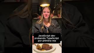 JavaScript developer probando TypeScript por primera vez [upl. by Notsehc348]